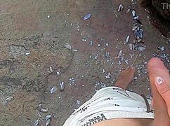 Uma Linda Novinha Watched During Public Beach Encounter