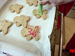 Christmas 2020 gangbang with best friends and big blonde tits riding hard