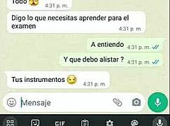 English Teacher Teaches with Cock