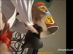 Watch This Shemale Prostitute Drink Urine In Two Videos.