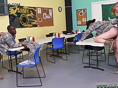 Take my virgin dick, sergeant