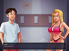 Exclamatory-Provocative Hot Thick Girlfriend and Friends in Wild Massage Action!