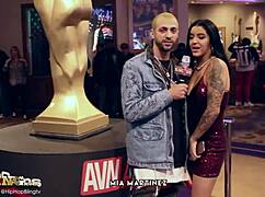 Zymeiscool Interviews Mia Martinez At AVN Casting Session