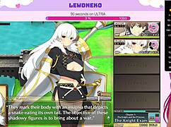 Vtuber Lewdneko moans through Evenicle Part 3 with cute creampie