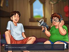 I Give The Blonde A Facial At The Party