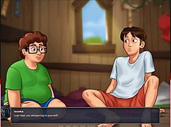 I Give The Blonde A Facial At The Party