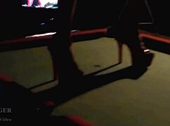 Blonde Dancer Pleasures Man Woman And Herself