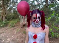 that clown took it deep in the ass at the halloween party