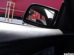 sara kay ran outta cash, so she’s down for public car action