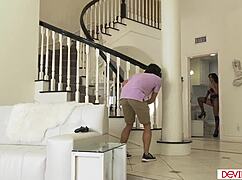 Milf Screams As Teen Dude Pounds Her Deep! Watch Her Big Tits Bounce.