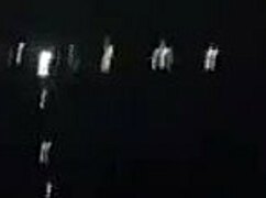 Married woman teases app driver voyeur, then fucks his friends on busy street.