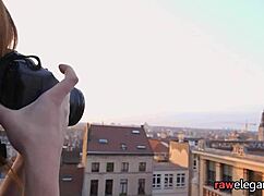 Glamorous Maid Gets Anally Plowed on All Fours in POV, Her Small Tits Bouncing.