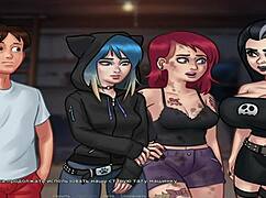 Summertime Saga: Peeping Naked People Through Binoculars Episode 78