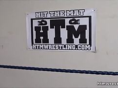 Intense Interracial Catfight Wrestling Between Black And White Women Topless.