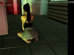 Edwina's Intense Anal Toy Session with Cum and Feet