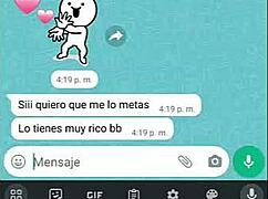 Moreno with a big penis passionately fucks a white girl with a big ass