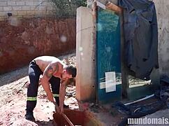 Hotel Workers' Wild Orgy Contrasts Quiet Construction Site