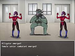 Entering the ninja women's mansion in Villainess Quest part 2.