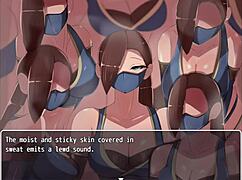 Entering the ninja women's mansion in Villainess Quest part 2.