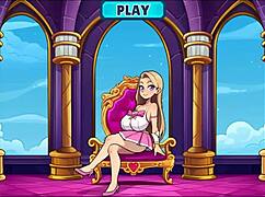 Princess Sophia Strips Naked in Hentai Game