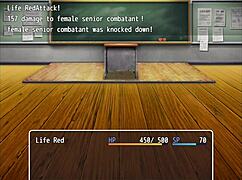 Entering the ninja women's mansion in Villainess Quest part 2.