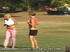 two bffs flash fast food employees and one flashes back!