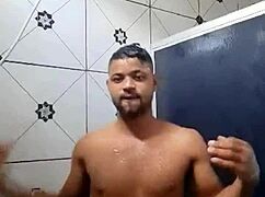 Guys having a casual sex scene together