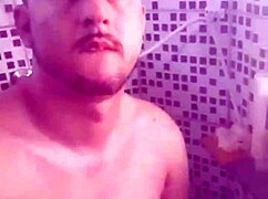 Guys having a casual sex scene together