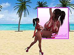 Laceys Workout Play with Toys and Tits