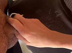 Custom video with handjob and blowjob leading to cumshot in jersey for my follower