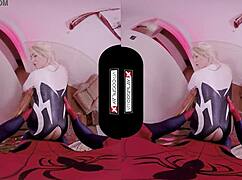 i get my mind blowed by spider gwen's mouf and pussy in vr