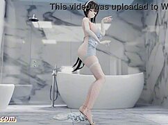 Zhenhai's Nude Dance In 3D Hentai Style
