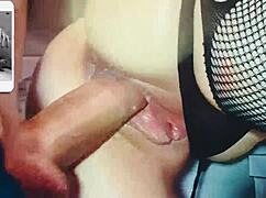 The Chick with a Large Ass Receives a Surprise Package