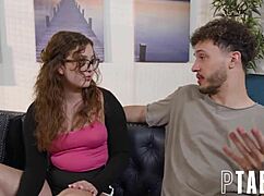 jayden marcos tells apollo banks to back off as leana lovings gives a blowjob