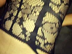 Hot amateur homemade video with stockings