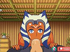 asoka rides in reverse cowgirl pov, giving blowjob and getting creampie