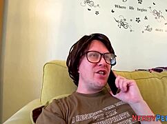 Leeds Geek Gets Cock Gobbled by Inked Brit in Reality Trick