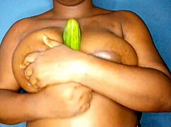 i love romancing my ebony busty tits