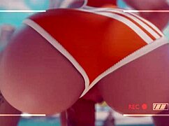 Overwatch Tracer Rides Vehicle At The Beach