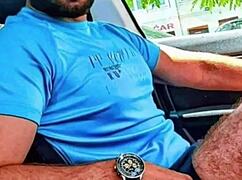 muscular trainer whispers, 'blowjob on my monster cock'