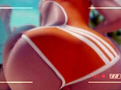 Overwatch Tracer Rides Vehicle At The Beach