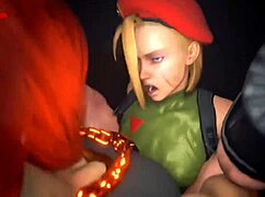 stf cammy performs blowjobs in this 3d compilation