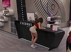 Steps of debauchery 13 - unexpected public sex in changing room with big tits