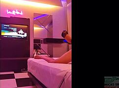 Karlita hotwife humiliates husband by riding monster cock in homemade scene