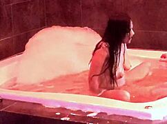 Big Tits Bouncing in Jacuzzi While Riding Hard and Moaning