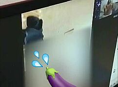 Hey, check TS Angelique Monroe fingering on private video call!