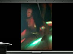 Kissi enjoys a birthday party striptease