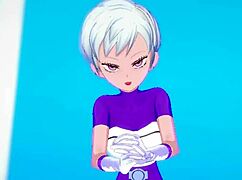 chirai gets naughty after training - dragon ball