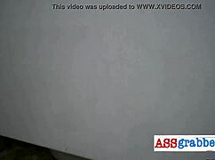 Detailed gay hardcore sex on desk in office uniform after donuts delivery.