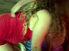 sucking a hairy dude while locking eyes with my boyfriend in wild threesome